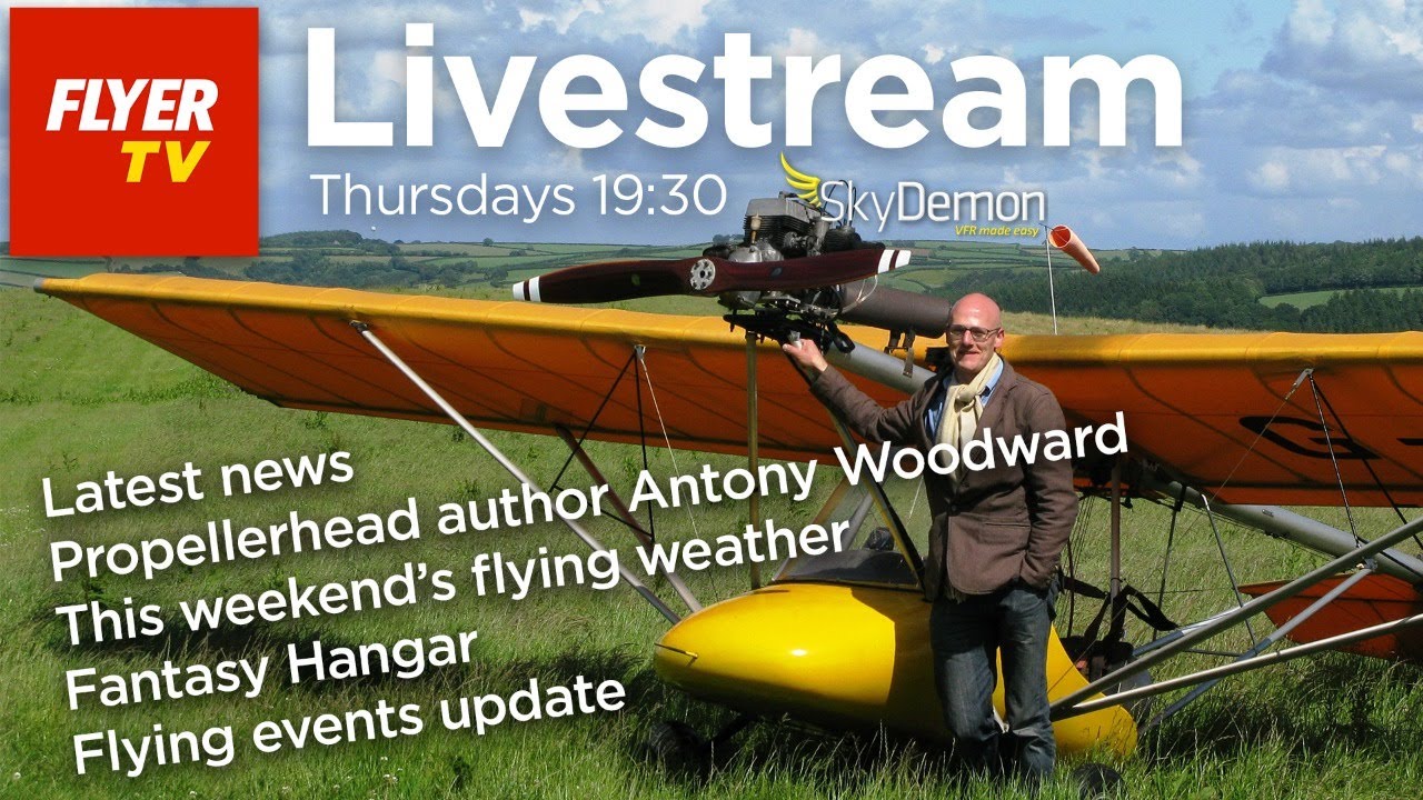 Propellerhead author Antony Woodward on Livestream FLYER