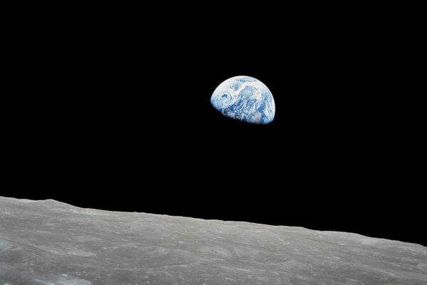 'Earth Rise' - the famous photo shot by Bill Anders on the Apollo 8 lunar mission. Photo: NASA