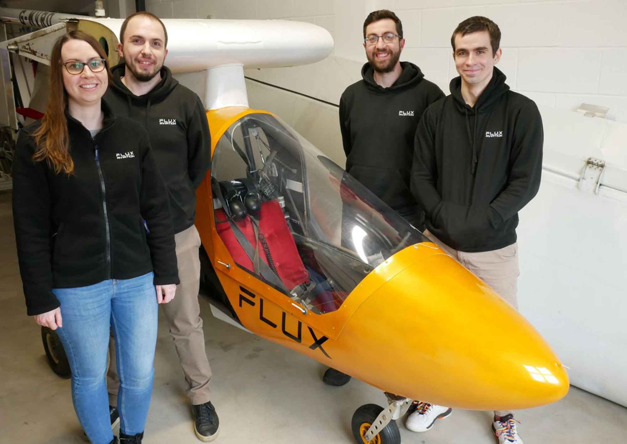 Flux Aviation and the electric CFM Shadow. Photo: Flux