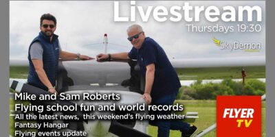 Mike and Sam Roberts Take Flight Aviation Flyer Livestream