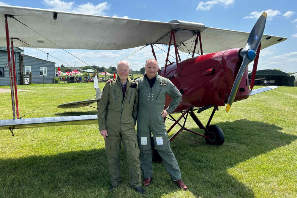The Tiger Club at Damyns Hall offers flights in a Tiger Moth