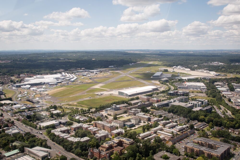 Annabel Cook: "Farnborough Airshow... from the air!"