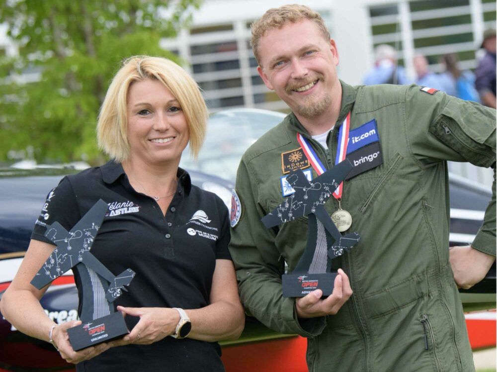 British OPEN Champions Melanie Astles (Unlimited) and Maciej Kulaszewski (Advanced)