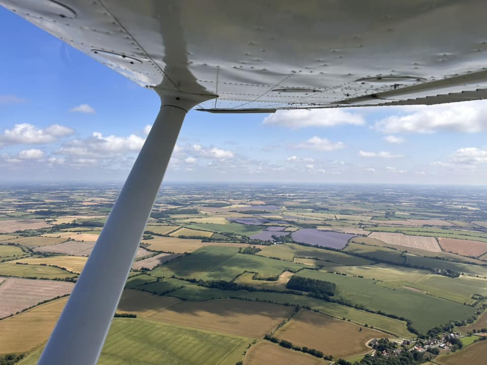 Gemma Wickens: "C172 with a view."