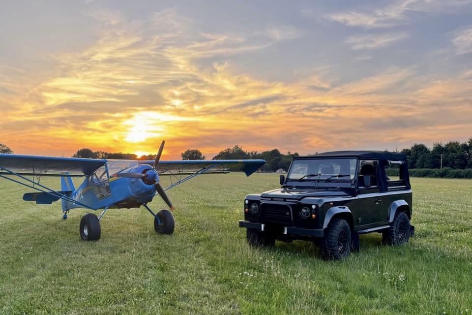 Jono Holland: Having some fun on a farm, dropping in to visit a friend.