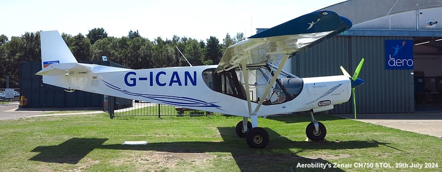 Michael Peare: "Picked up the Zenair CH750 STOL."