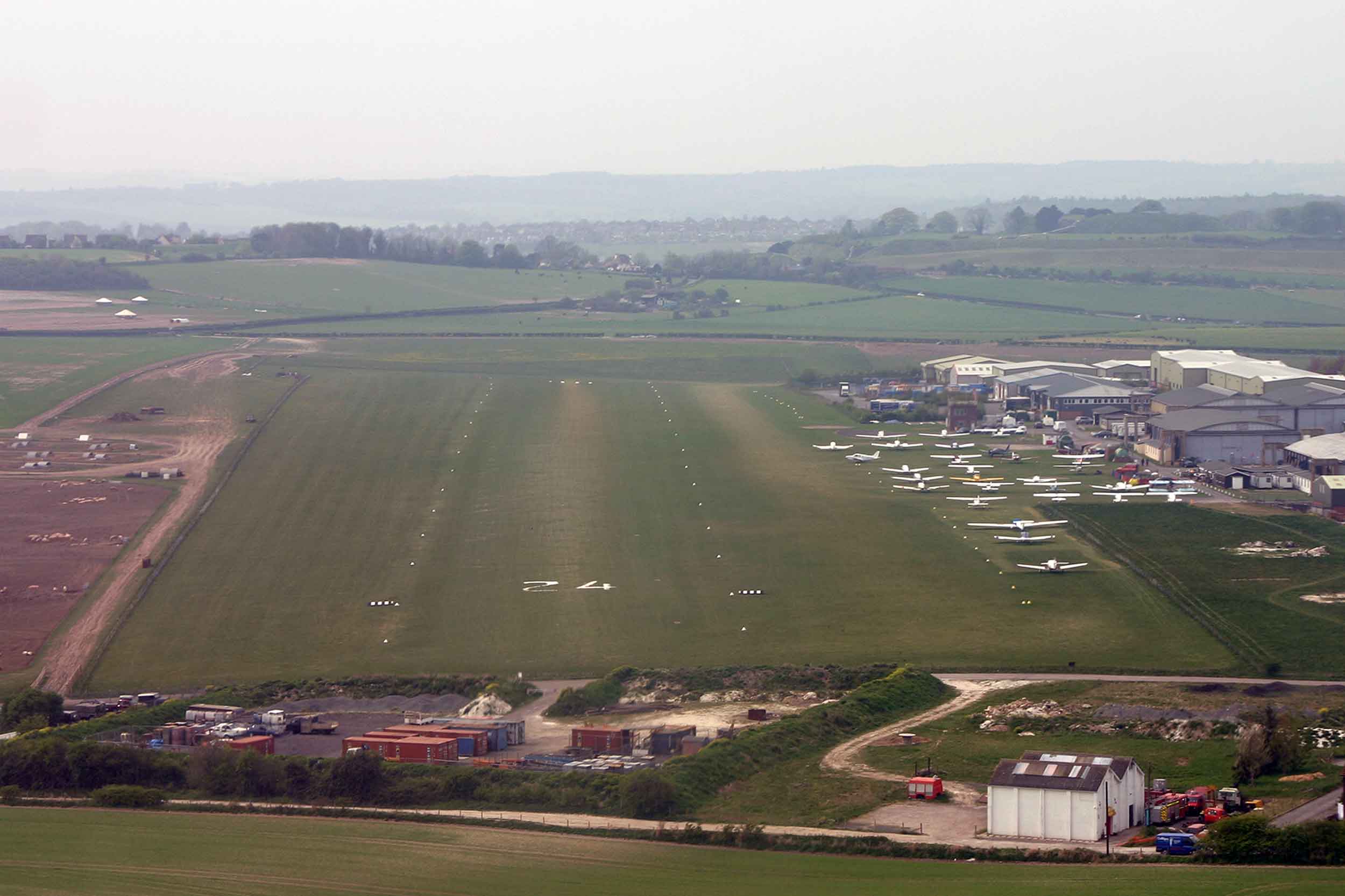 Old Sarum Airfield was a popular and busy venue for pilots once. Photo: Old Sarum Airfield