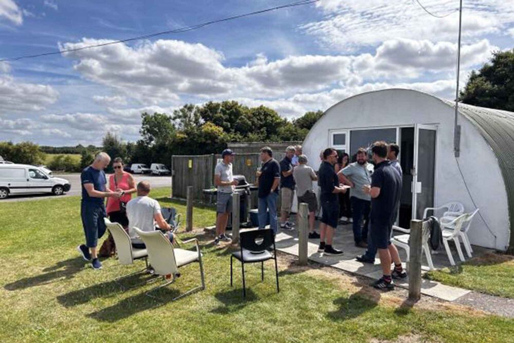 Opening day BBQ for Kurusha Flying School & Club at Thruxton