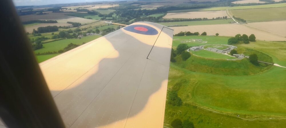 Martin Pengelly flying a Harvard.