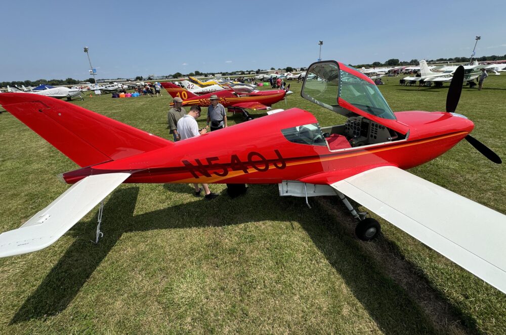 Swearingen SX-300 homebuilt aircraft on display at EAA AirVenture