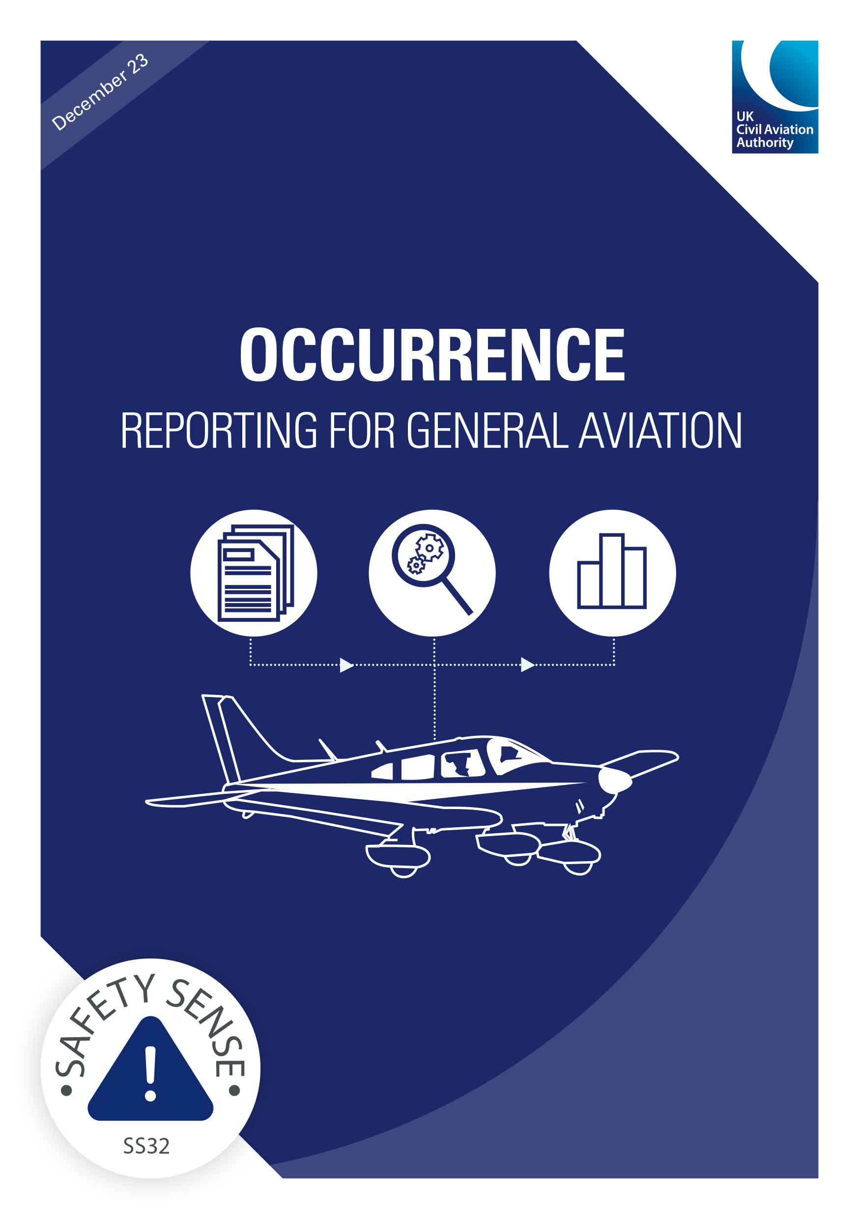 CAA Safety Sense leaflet on Occurrence Reporting