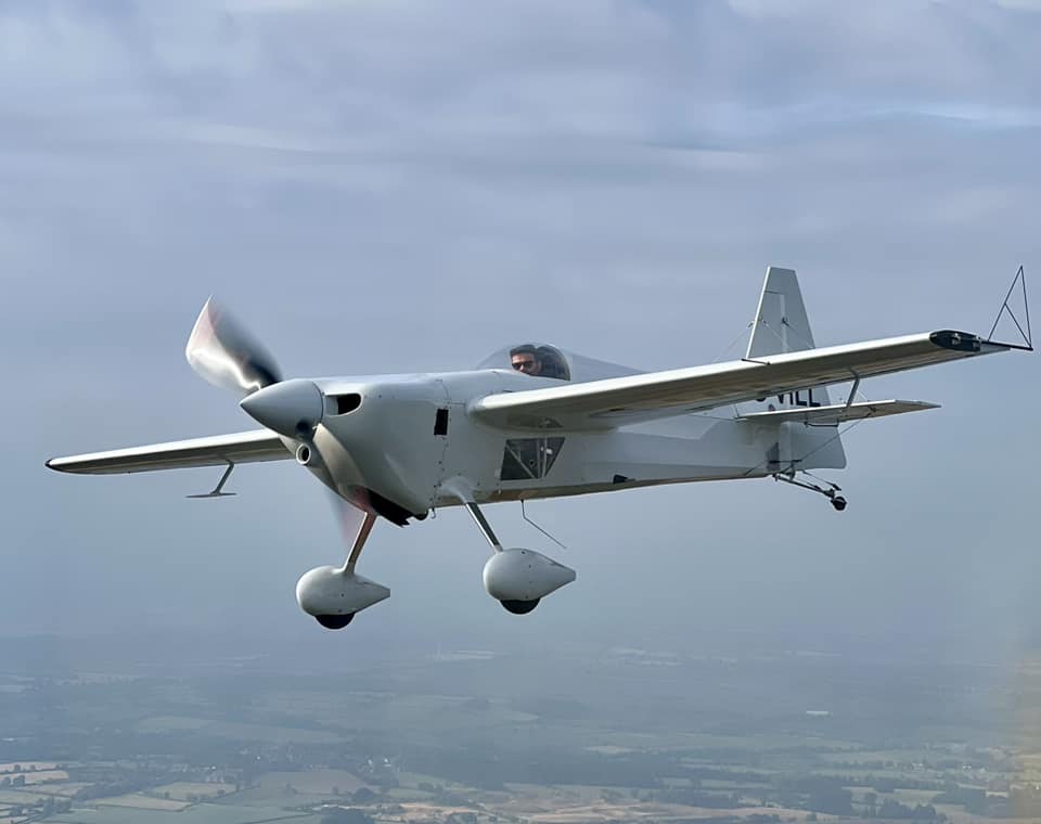 Keir Williams - En route home from the LAA Rally in formation with Stjohn Youngman's prize-winning Laser 200.