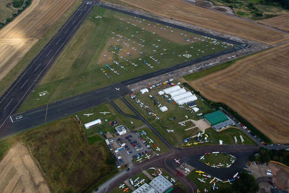 Overhead view of the weekend's LAA Rally 2024. Photo: Ed Hicks