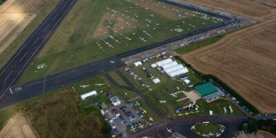 Overhead view of the weekend's LAA Rally 2024. Photo: Ed Hicks