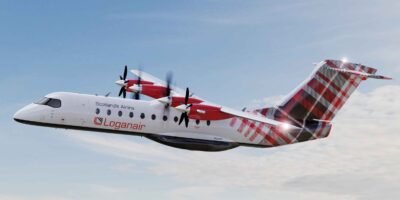 Artist's impression of Heart ES-30 in Loganair colours. Image: Heart