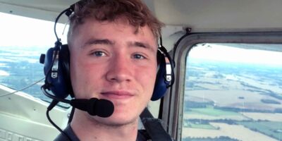 Max Ellison, former Air bp scholarship winner, now heading for the RAF