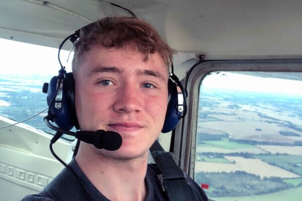 Max Ellison, former Air bp scholarship winner, now heading for the RAF