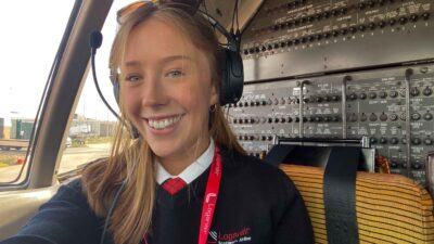 Zoe Burnett achieved her PPL(A) at 17 with the Air bp scholarship and is now flying an Airbus A330