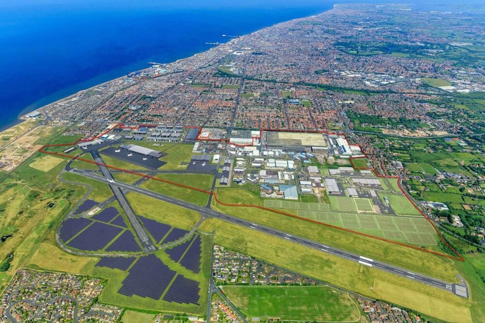 The proposed solar farm would close runway 13/31. Image: Blackpool Council