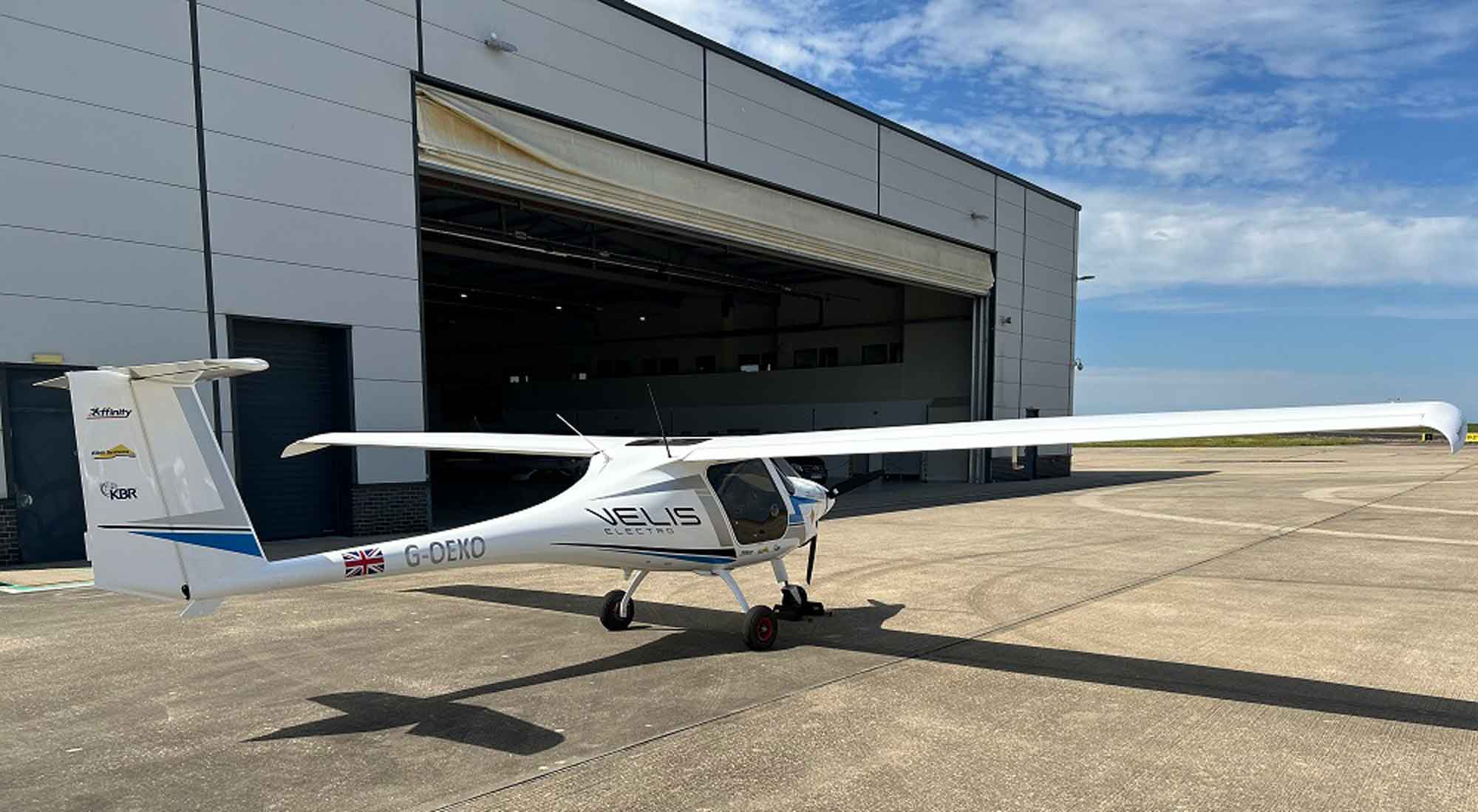SaxonAir at Norwich also operates a Pipistrel Velis Electro