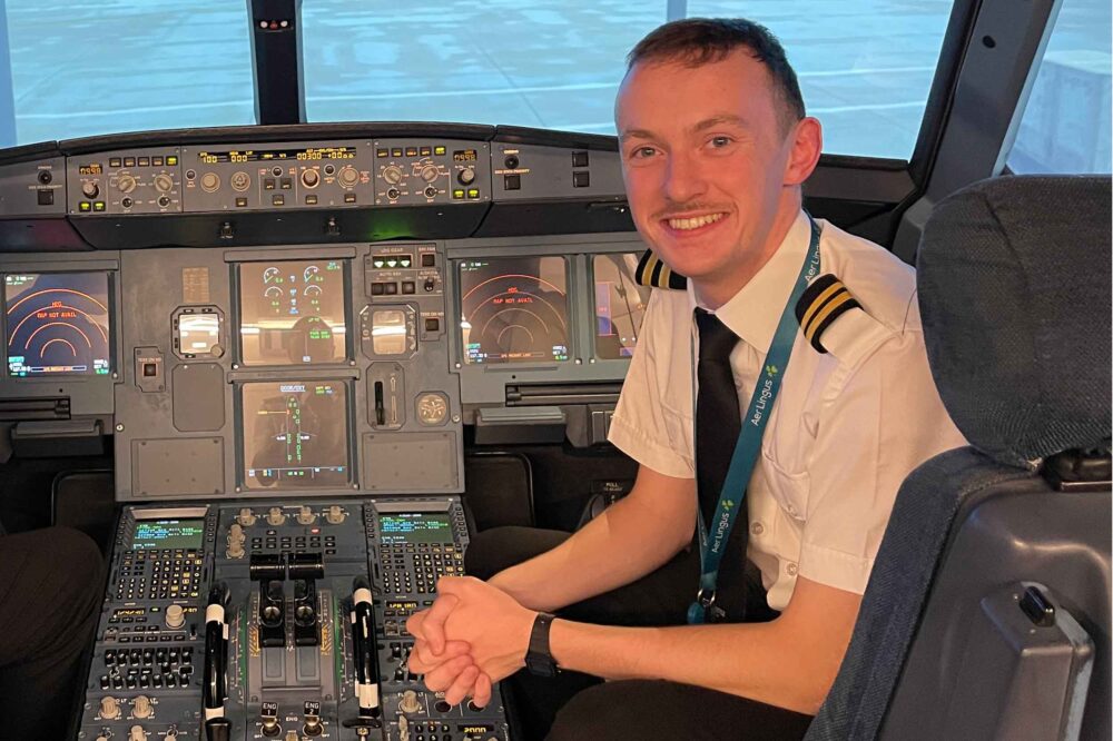 Stephen Daly went from a small boy, watching Aer Lingus 'come and go' at Shannon Airport – to being one of its First Officers!