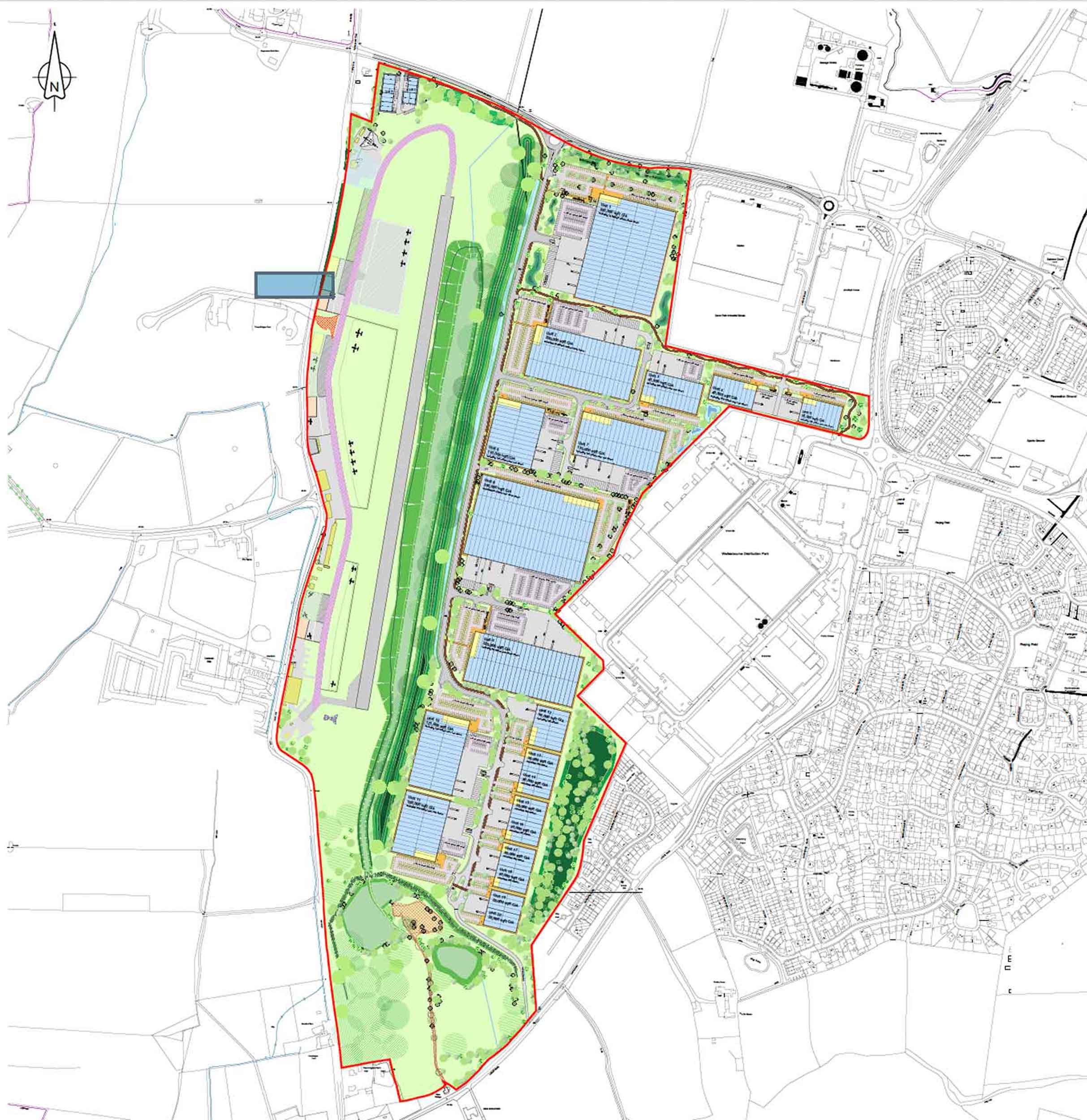 Masterplan for the new look Wellesbourne Airfield