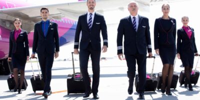 Wizz Air pilots and crew. Photo: Wizz Air