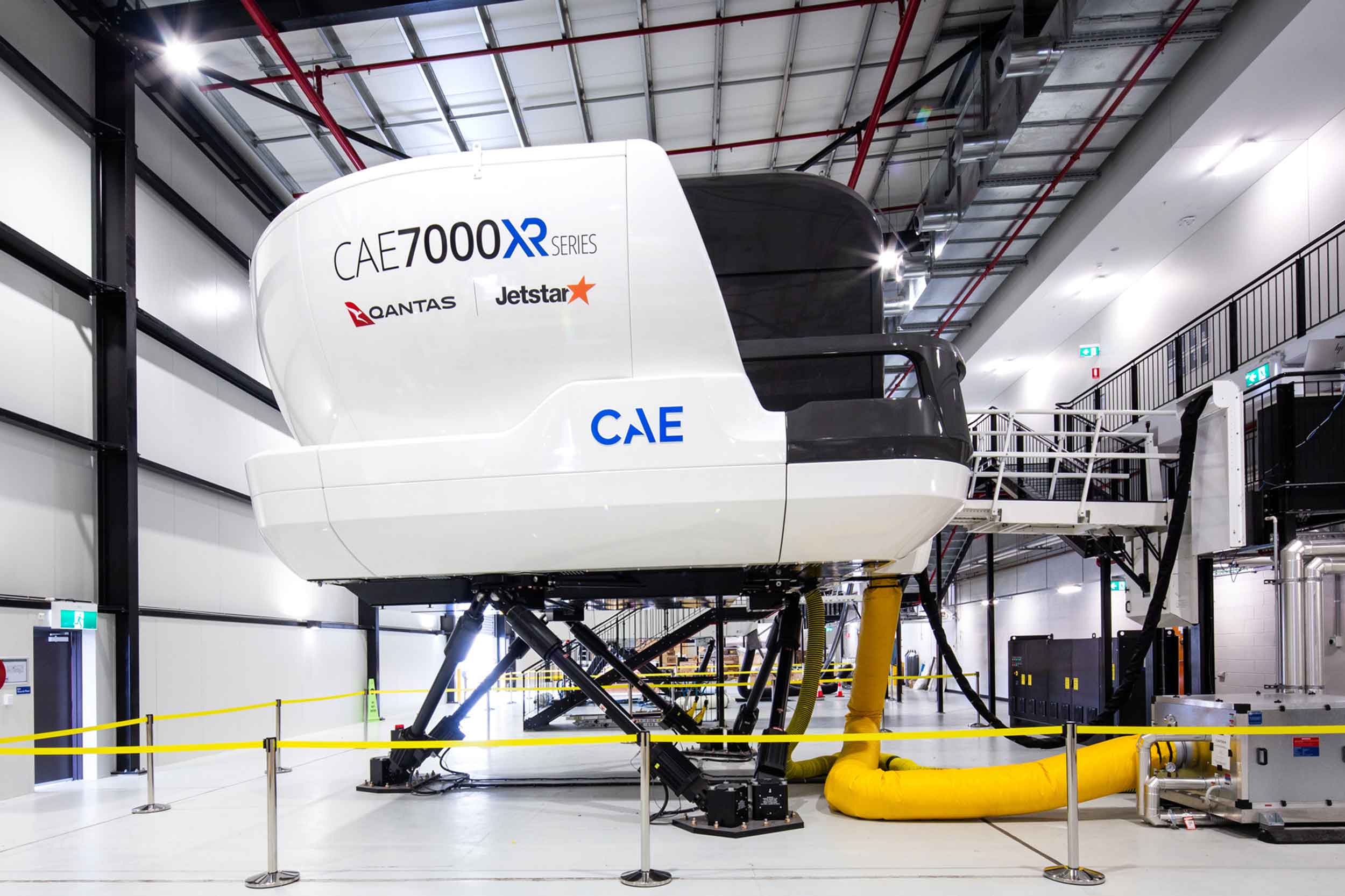 A320 full motion simulator