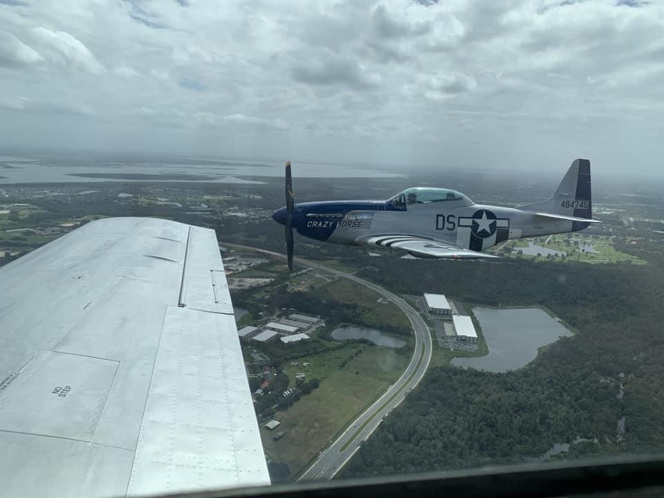 Formation flying in Florida.