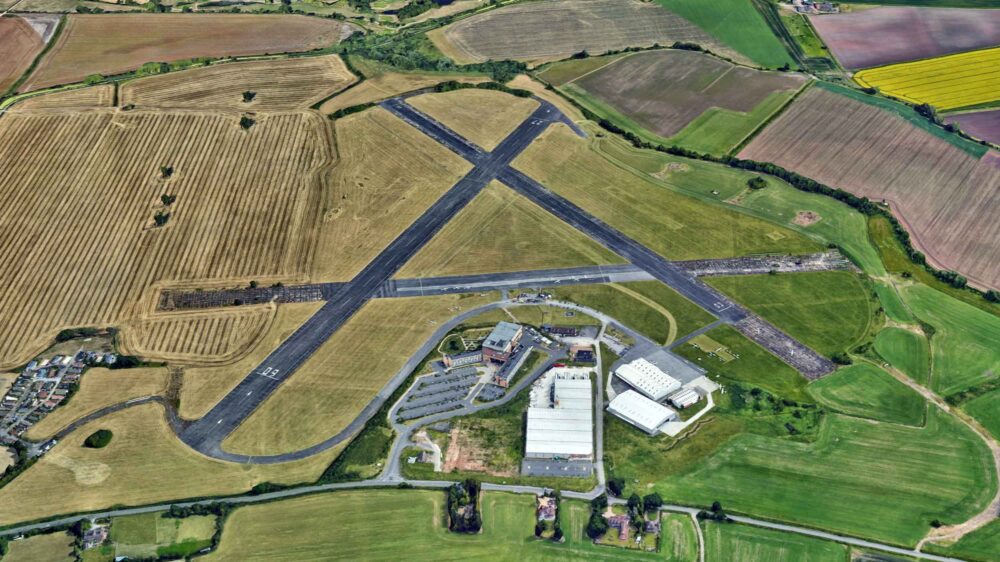 Nottingham City (Tollerton) Airport could be lost to houses. Image: Google Earth