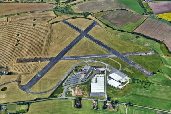 Nottingham City (Tollerton) Airport could be lost to houses. Image: Google Earth