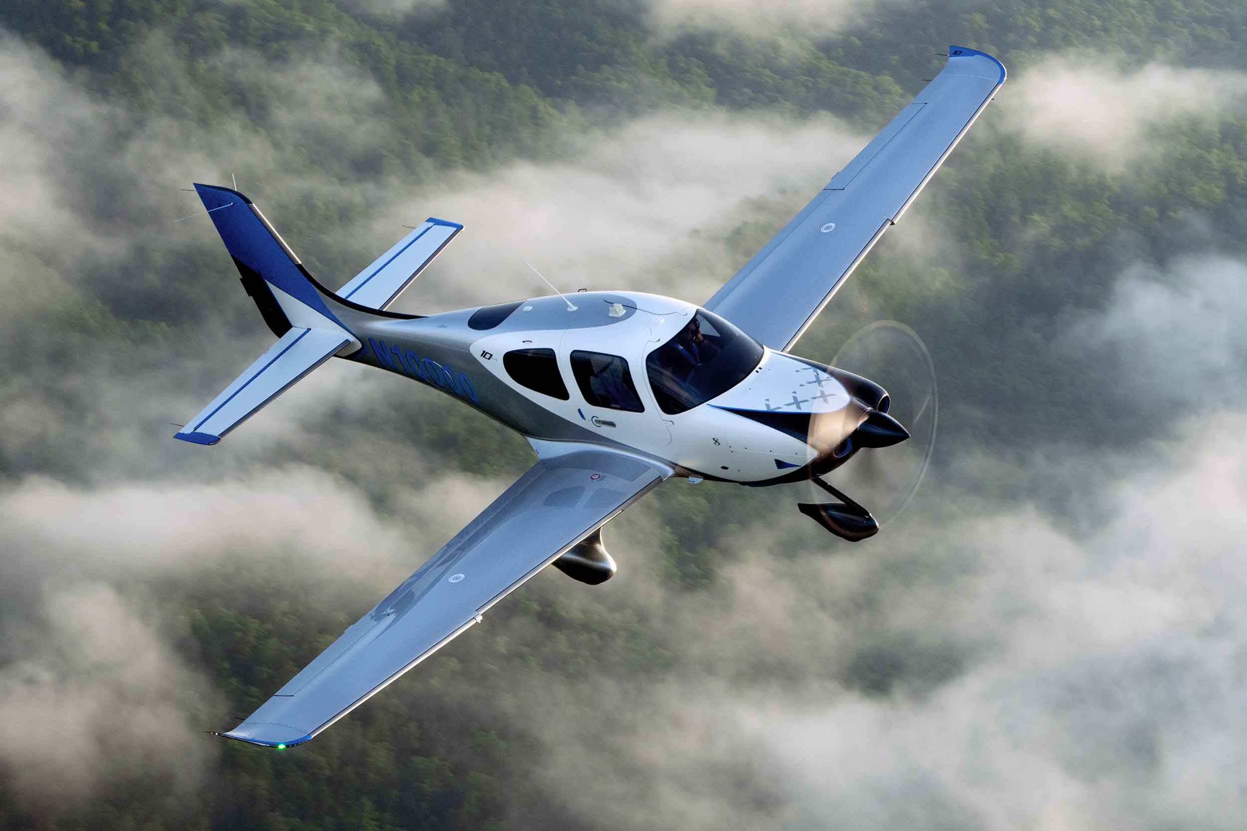 Latest version of Cirrus SR22T, the G7. Photo: Cirrus