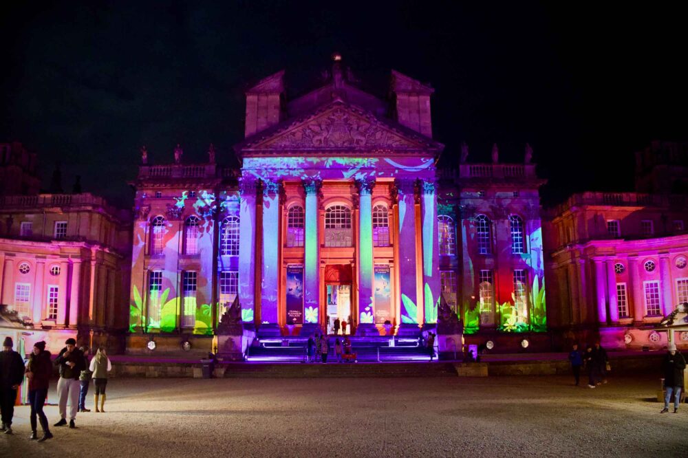 Arriving at Blenheim Palace