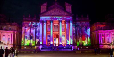 Arriving at Blenheim Palace