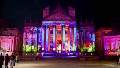 Arriving at Blenheim Palace