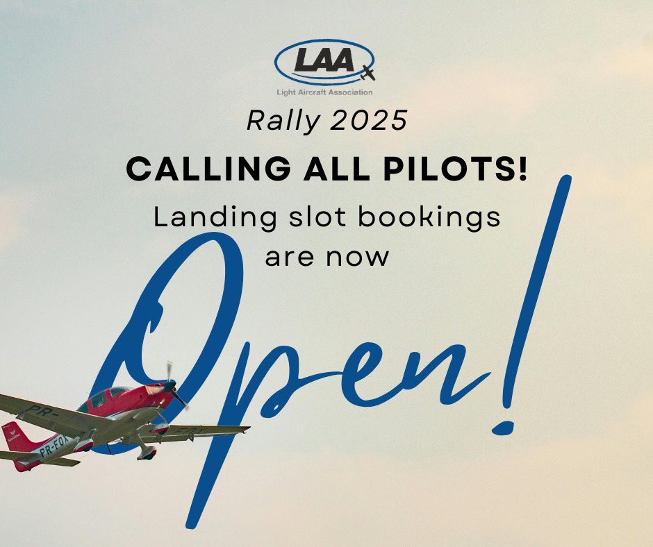 LAA Rally 2025 slots open