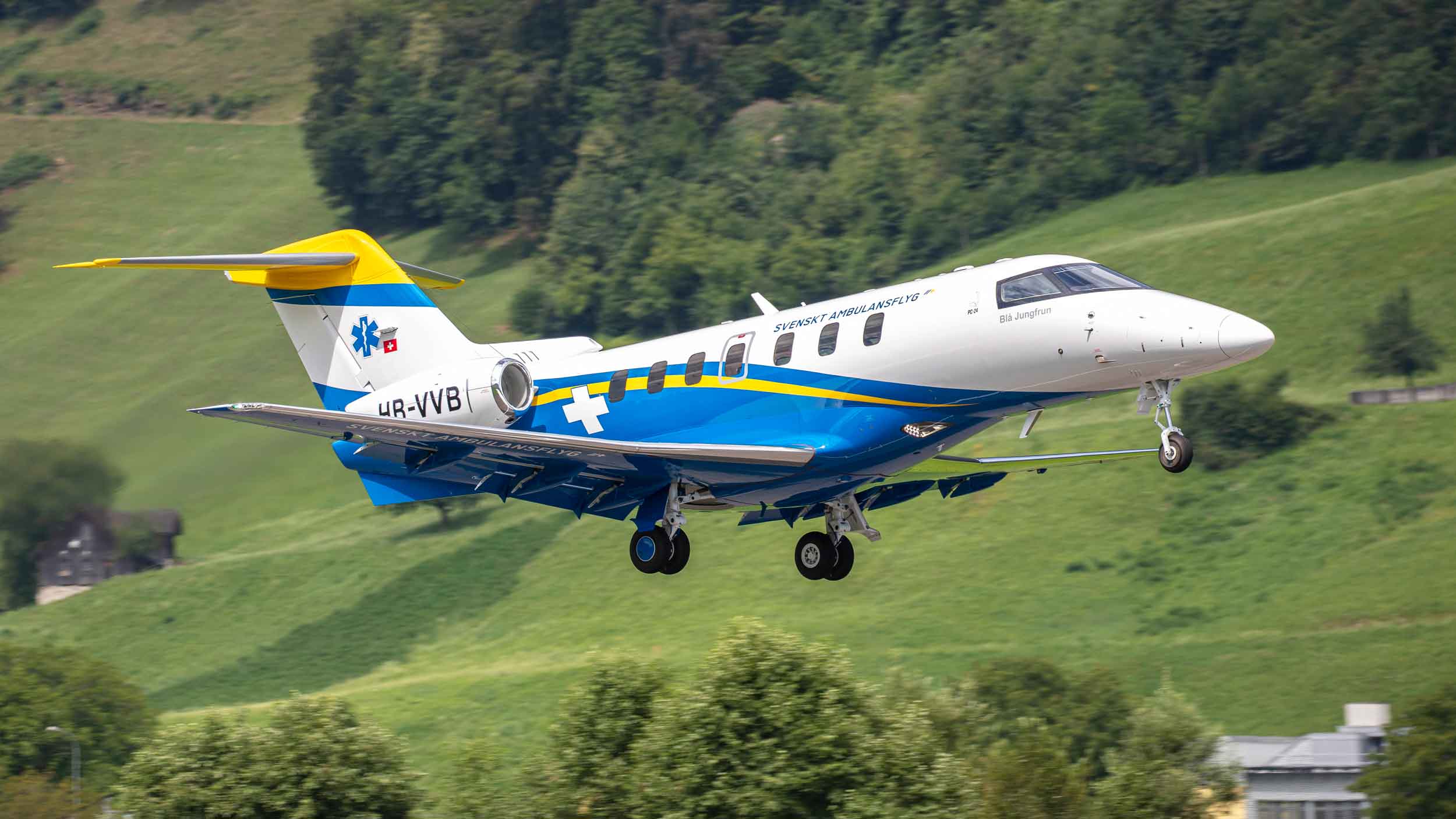 Air ambulances providing medical evacuations (medevac) are a key part of business aviation. Photo: Pilatus