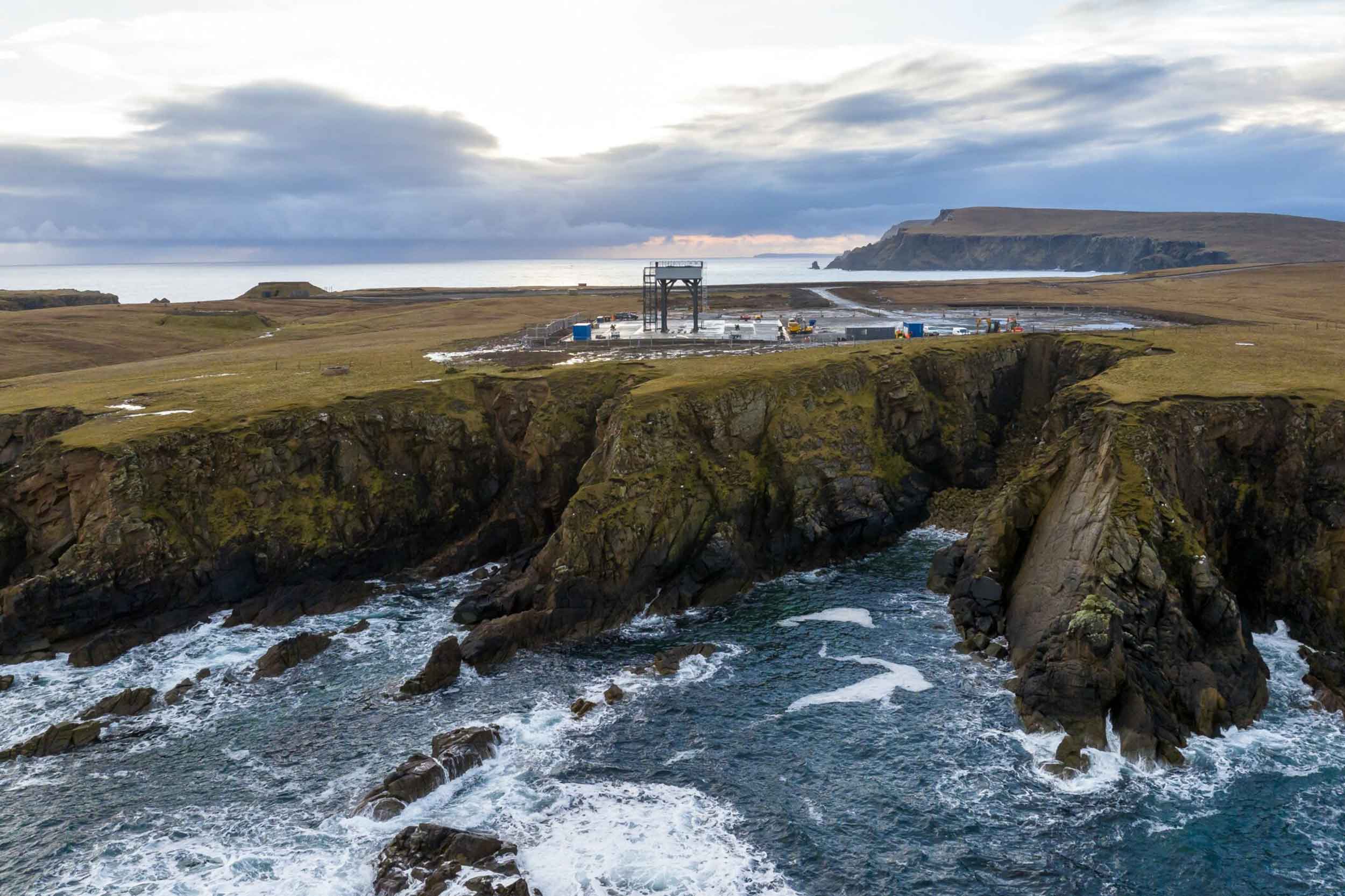 SaxaVord Spaceport on the isle of Unst in the Shetlands. Photo: SaxaVord