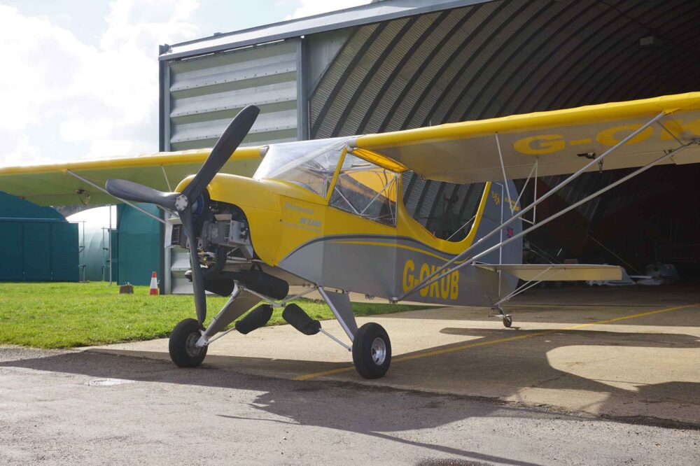 Sherwood Kub single-seater, one of the three microlights for sale by TLAC