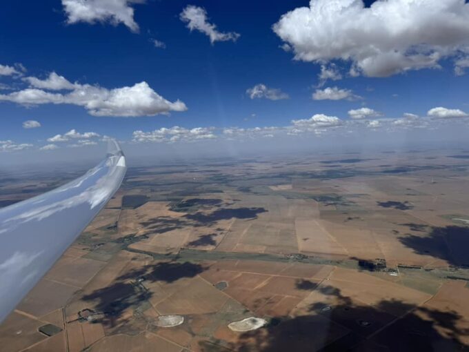 Over South Africa.