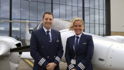 Work for BA and you could have a career like Alistair Thompson and Amie Kirkham, Senior First Officers with the airline