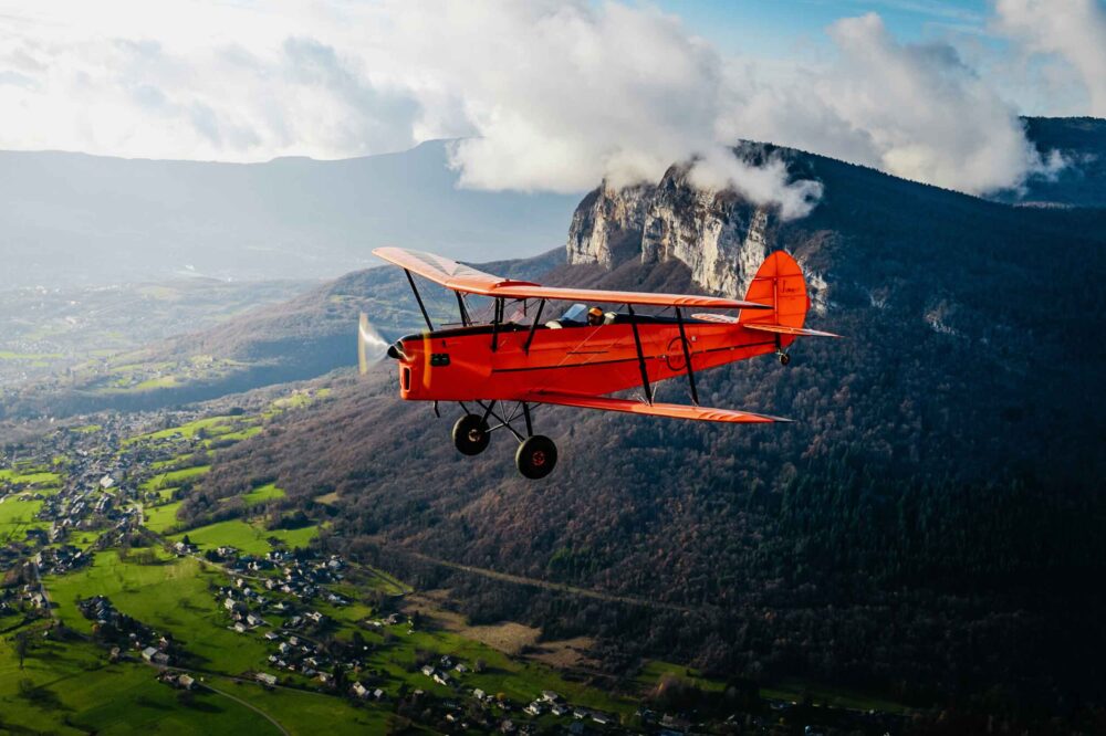 Ultralight Concept's Stampe SV-4b microlight biplane, now part of JMB Aircraft