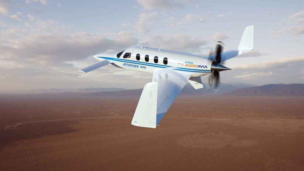 Artist's impression of the Jetcruzer 500E. Image: ZeroAvia