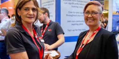 Partnership for advice: Gill Fowkes of BGS and Wings Alliance, left, with Janine Hornsby of The Air League