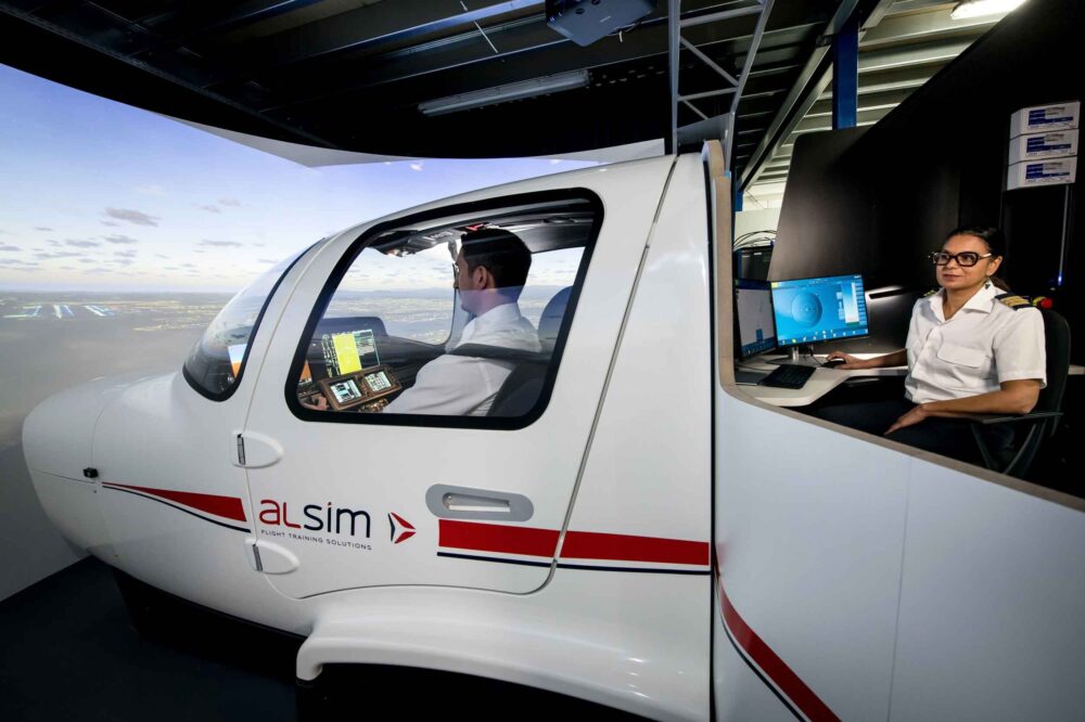 Alsim's latest simulator for the Cirrus SR22 G7. Photo: Alsim