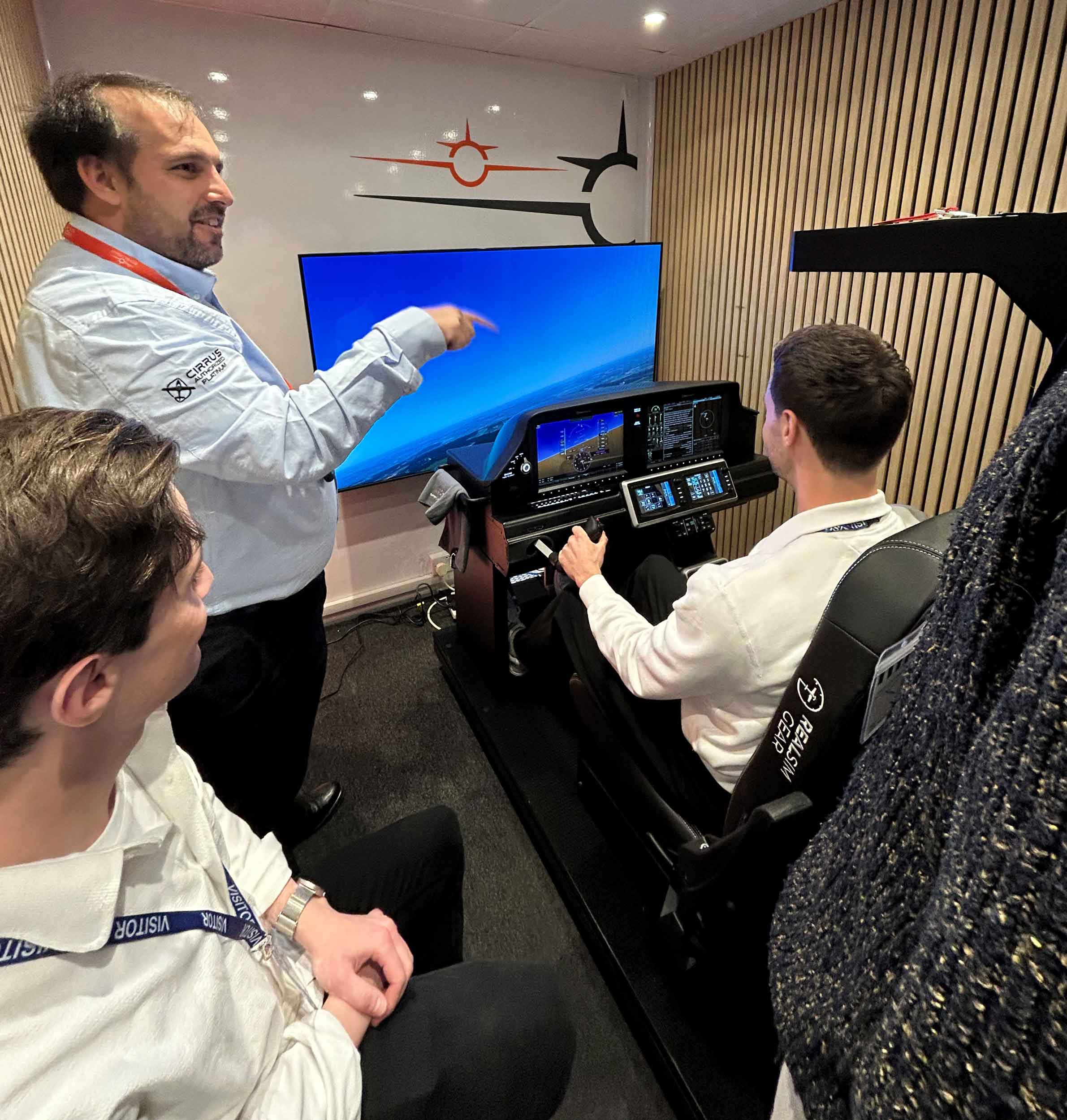 Echelon Air also has a Cirrus flight simulator