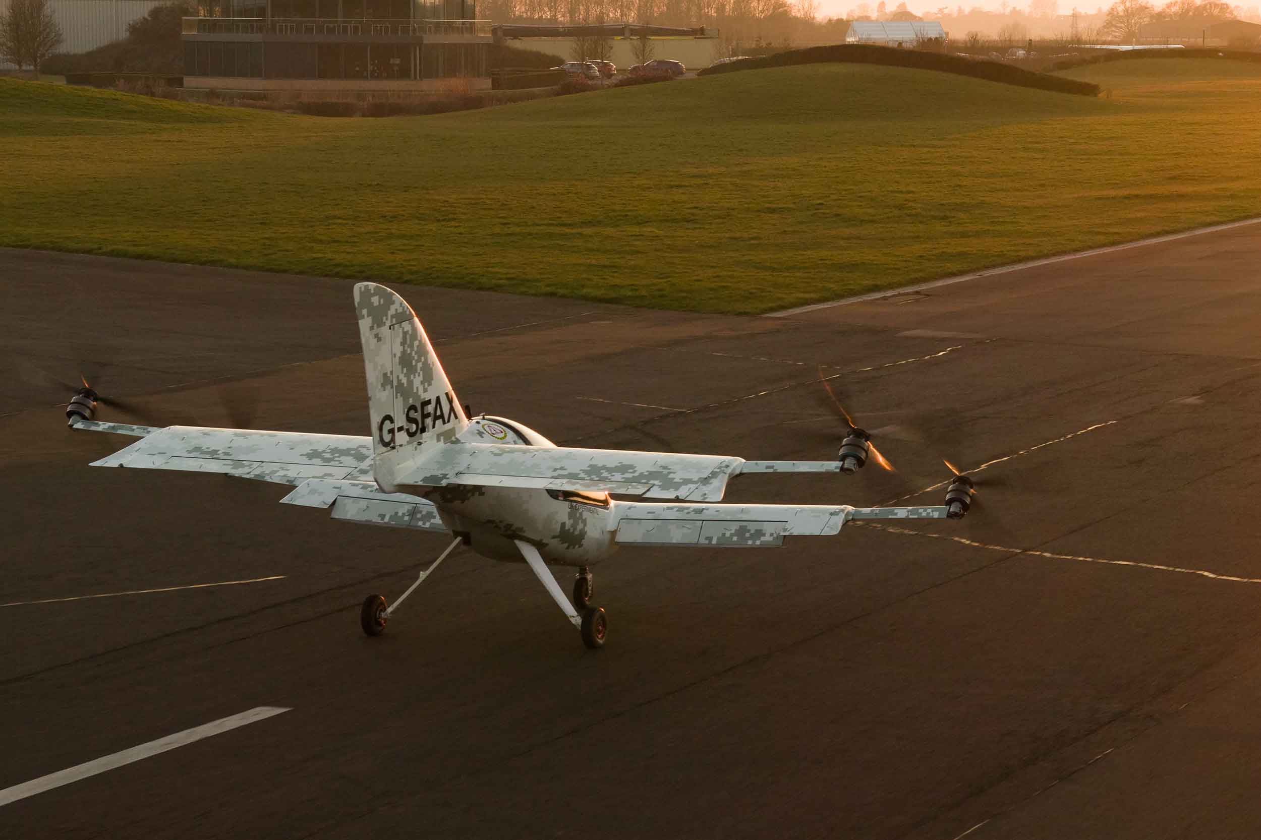 Skyfly Axe lines up for a flight test