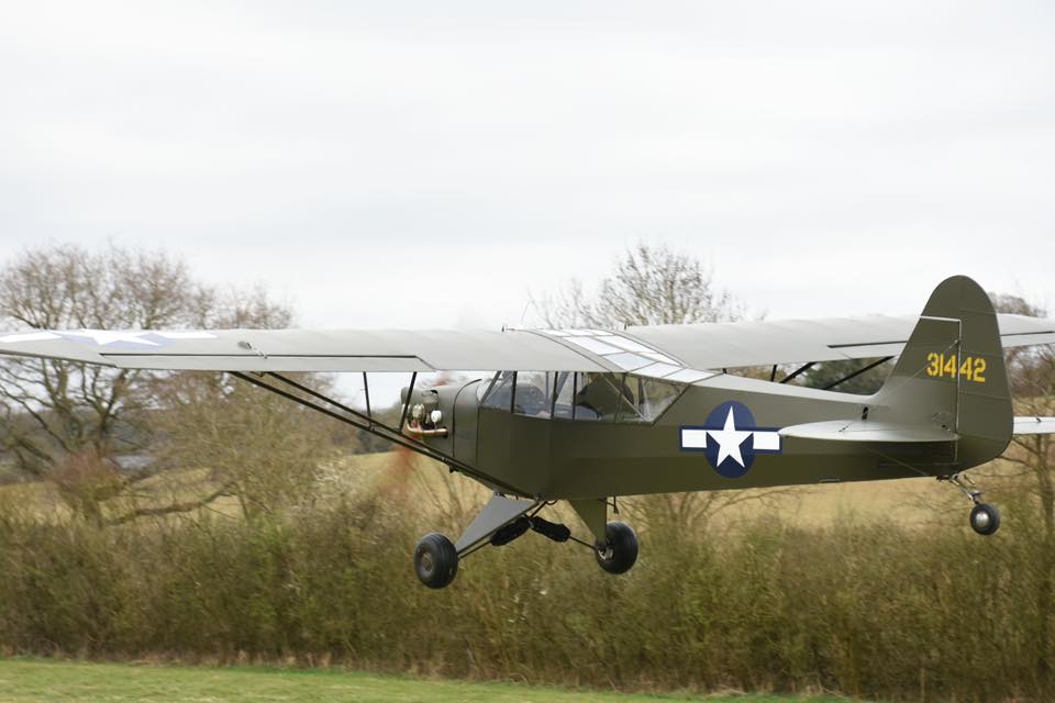 Test flying the green goddess