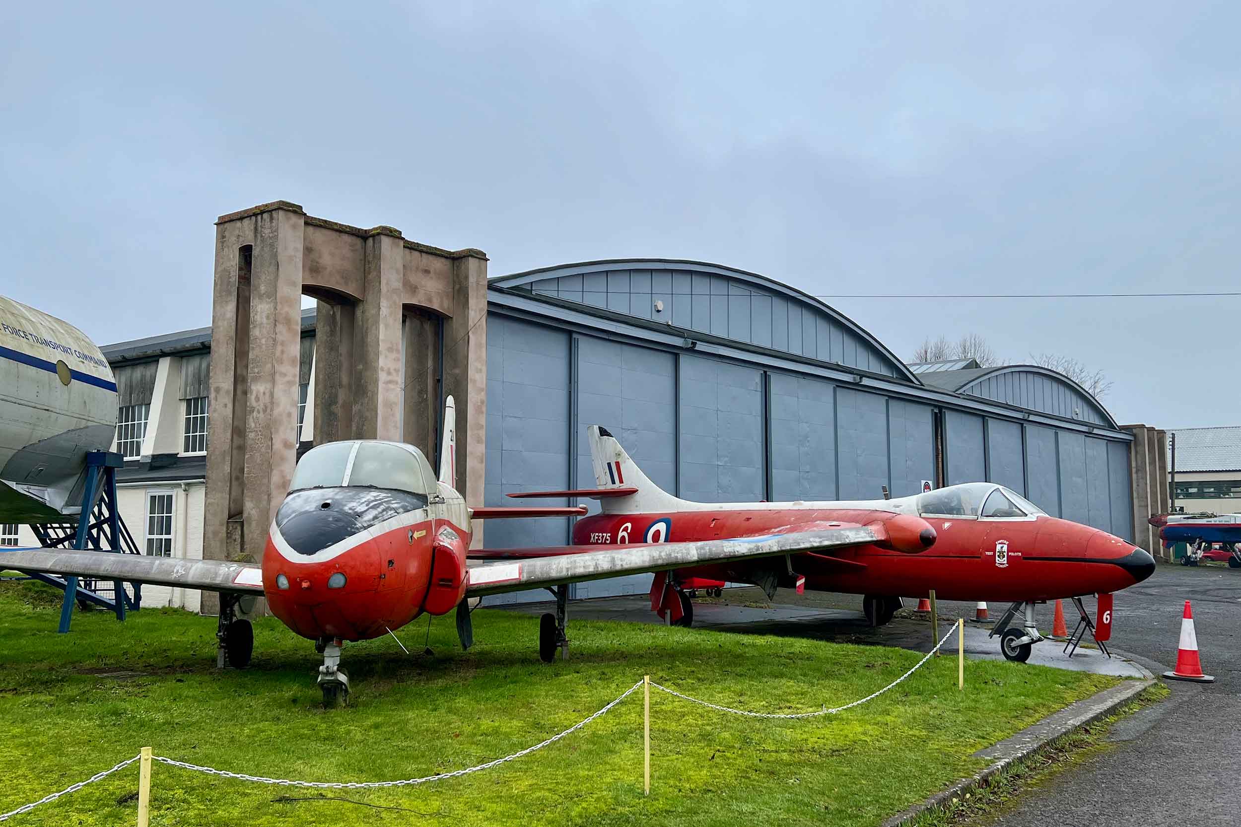 Boscombe Down Aviation Collection is housed in a similar hangar to Hangar 3 - but in much better condition