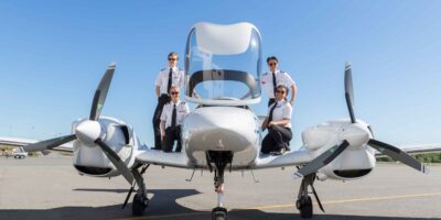 Diamond DA42 and student pilots